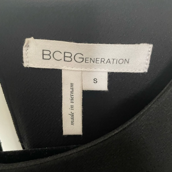 BCBGeneration Black and White Tweed Mini Dress - Picture 4 of 5